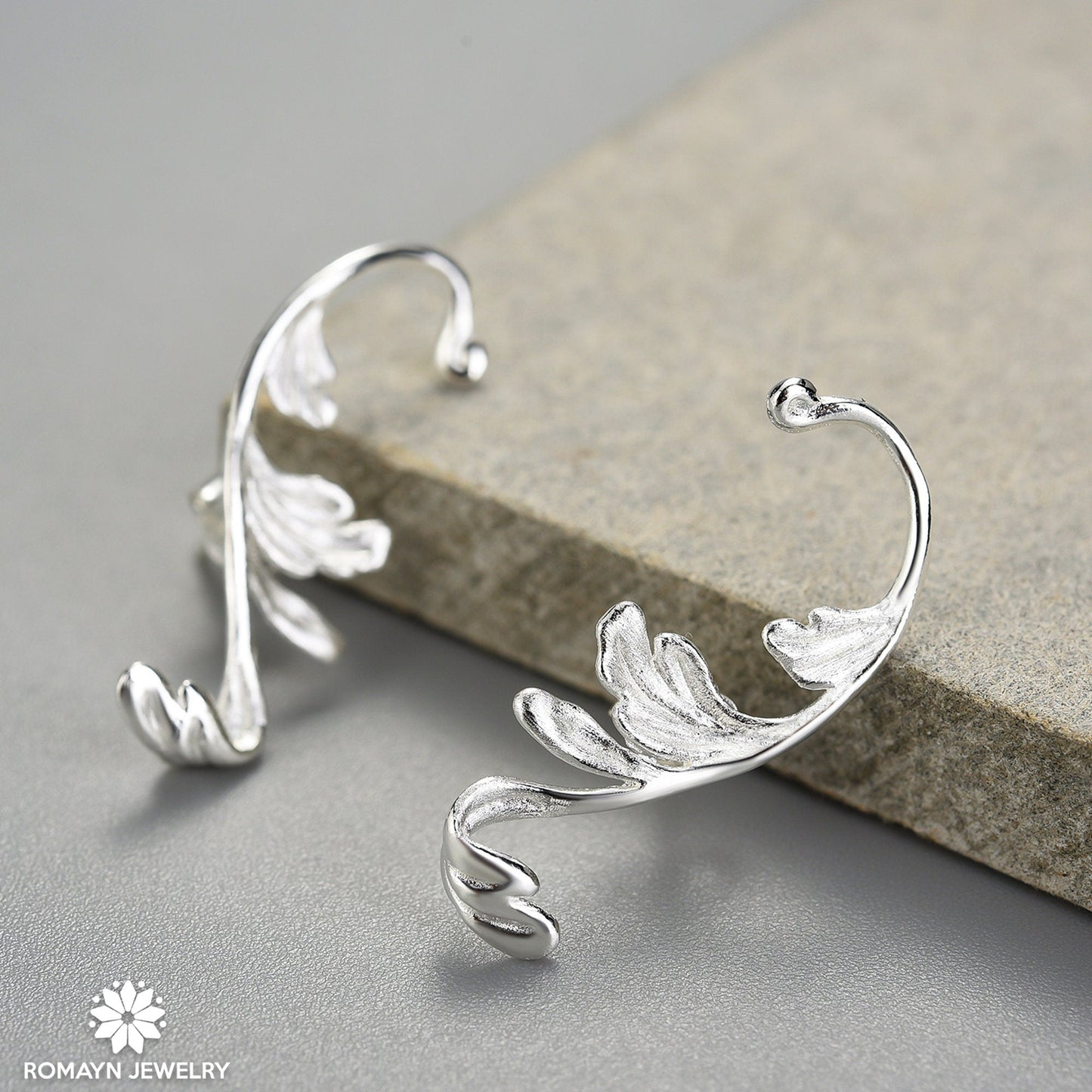 Acanthus Leaf Earrings