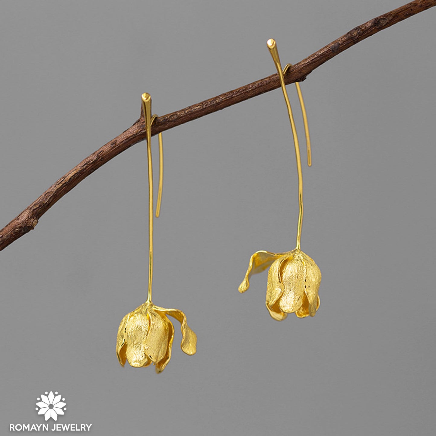 Tulip Flower Earrings