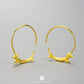 Flying Dachshund Dog Earrings