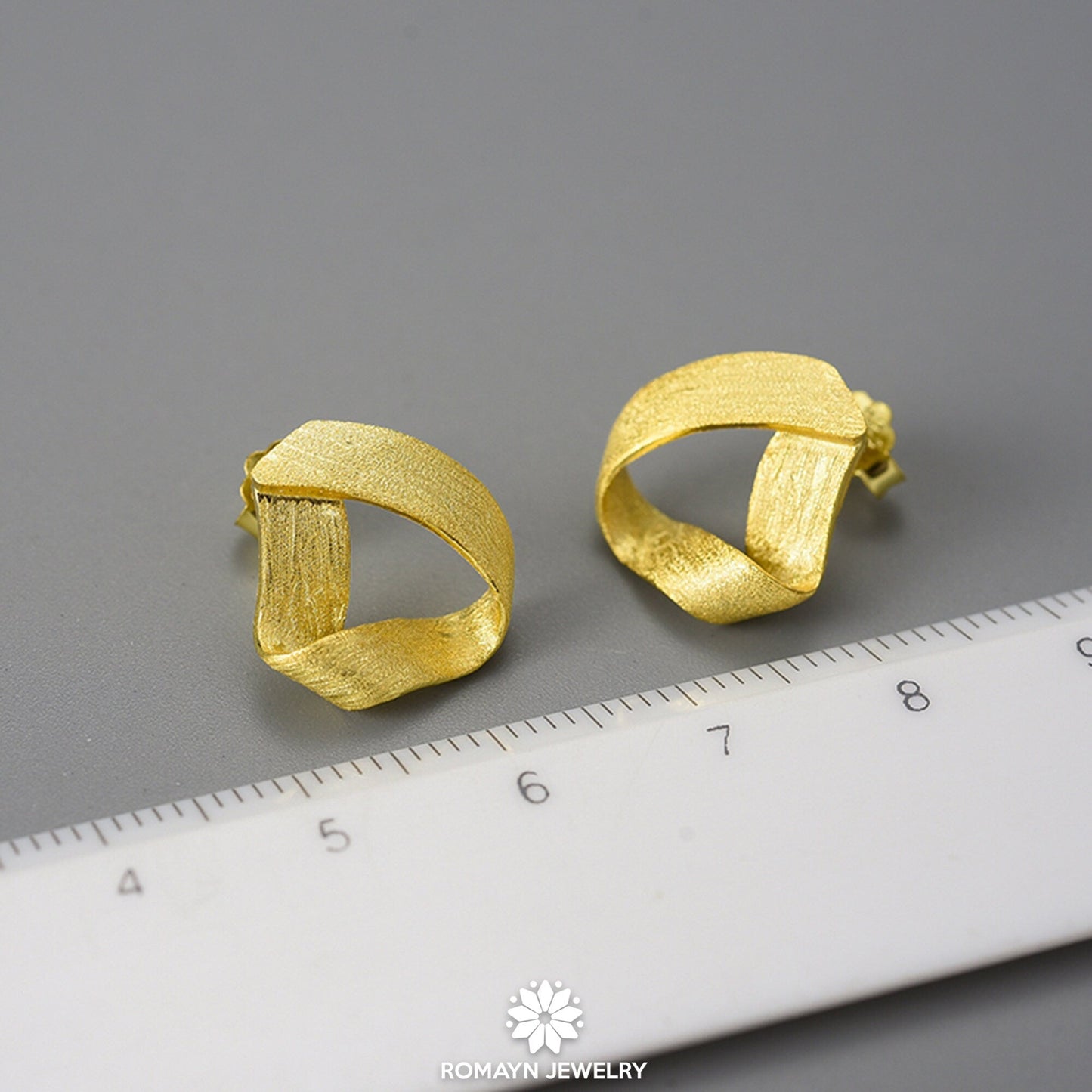 Geometric Triangle Earrings