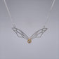 Bee Wing Necklace, Moveable Necklace