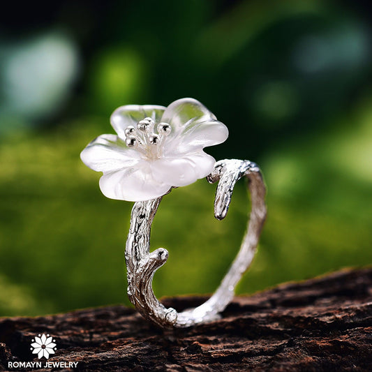 Skeleton Flower Ring