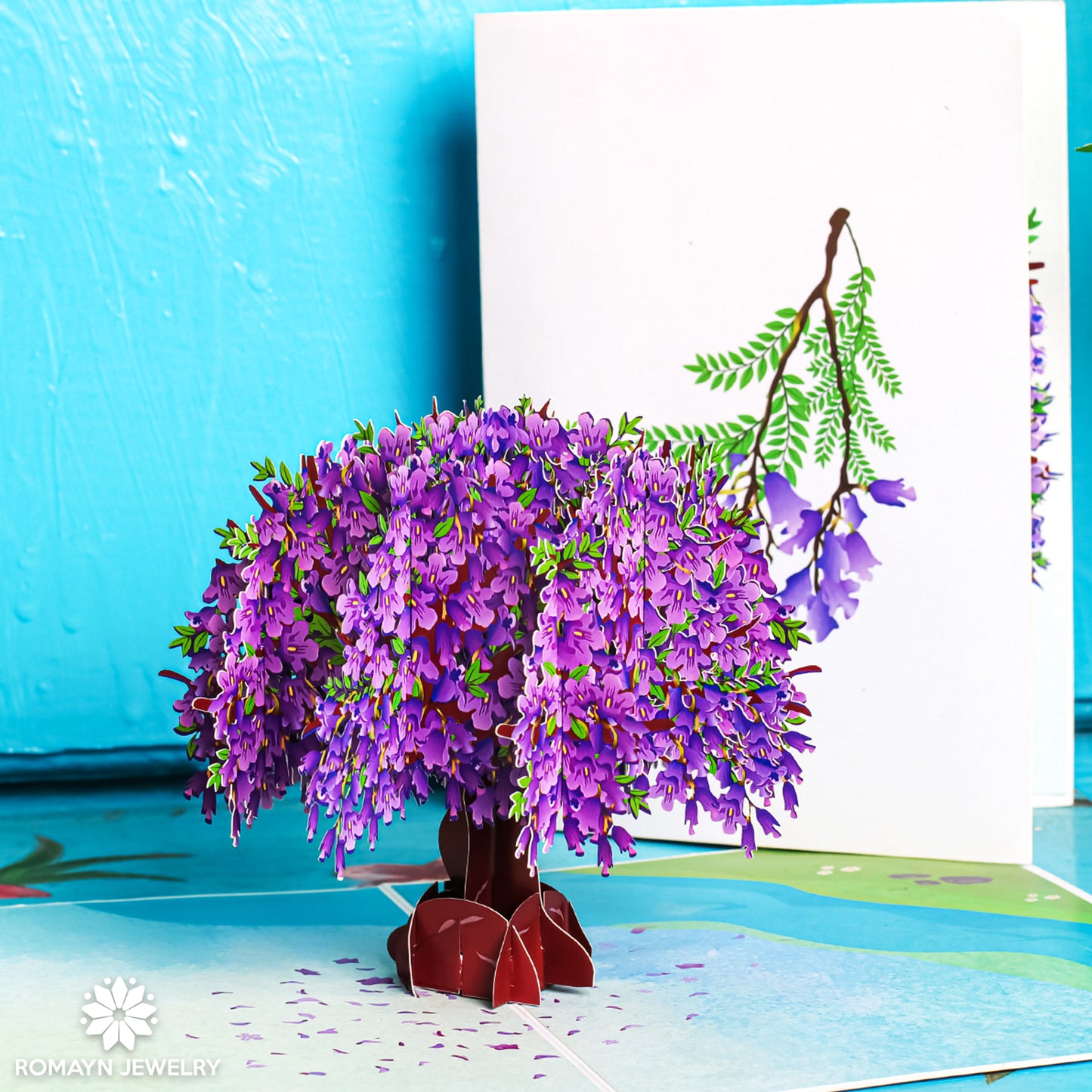 Jacaranda Tree Card