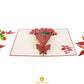 Poinsettia Bouquet Card