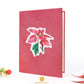 Poinsettia Bouquet Card