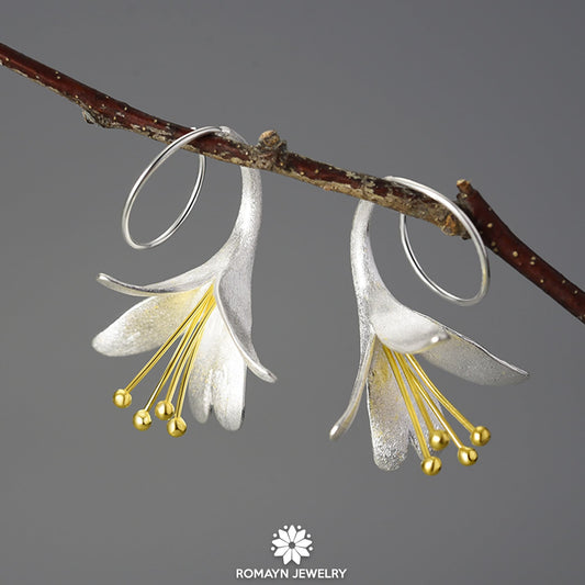 Trumpet Lily Earrings