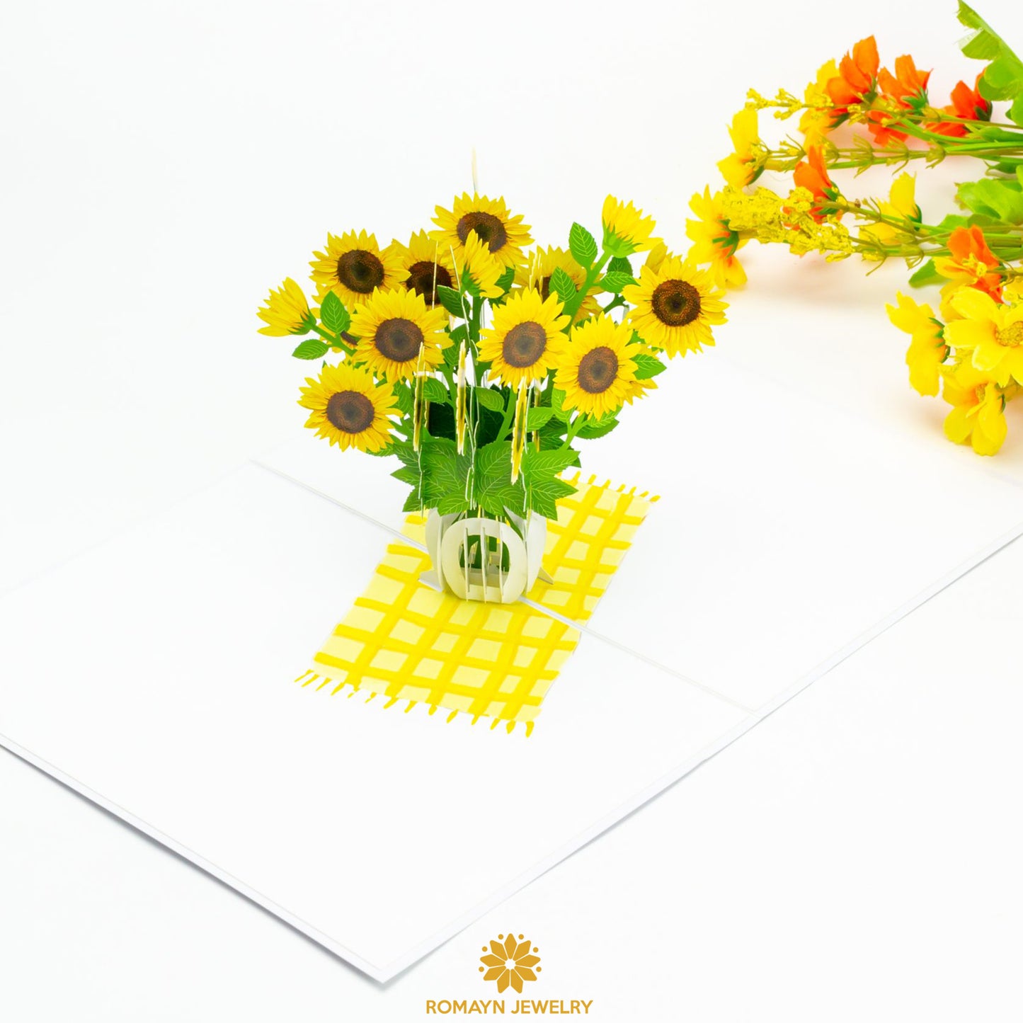 Sunflowers Vase Card