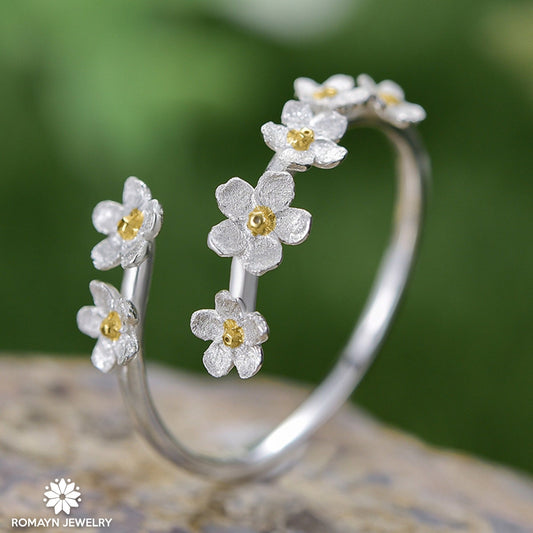 Forget Me Not Flower Ring