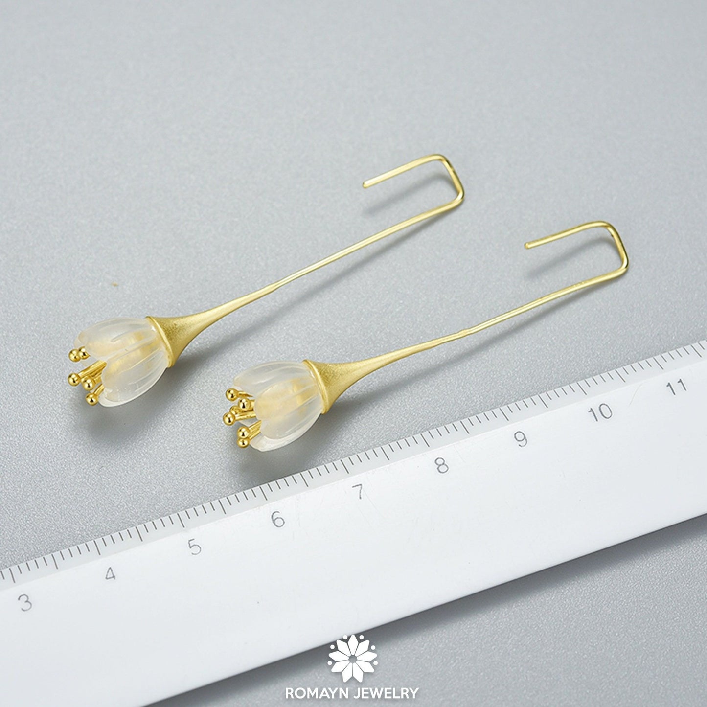 Lily Of the Valley Flower Earrings