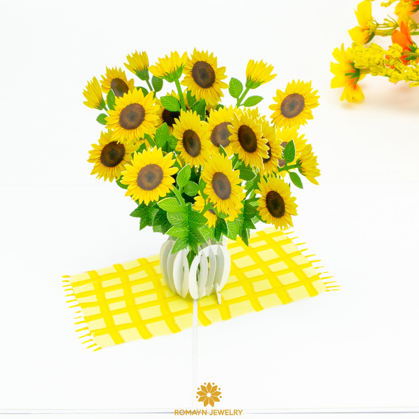 Sunflowers Vase Card