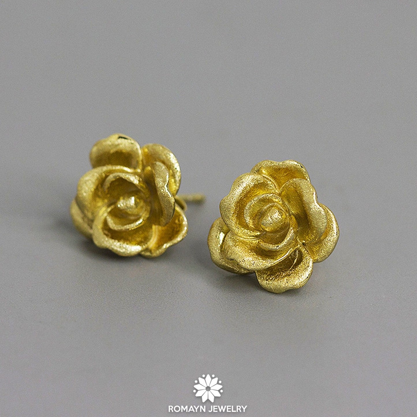 Camellia Flower Earrings