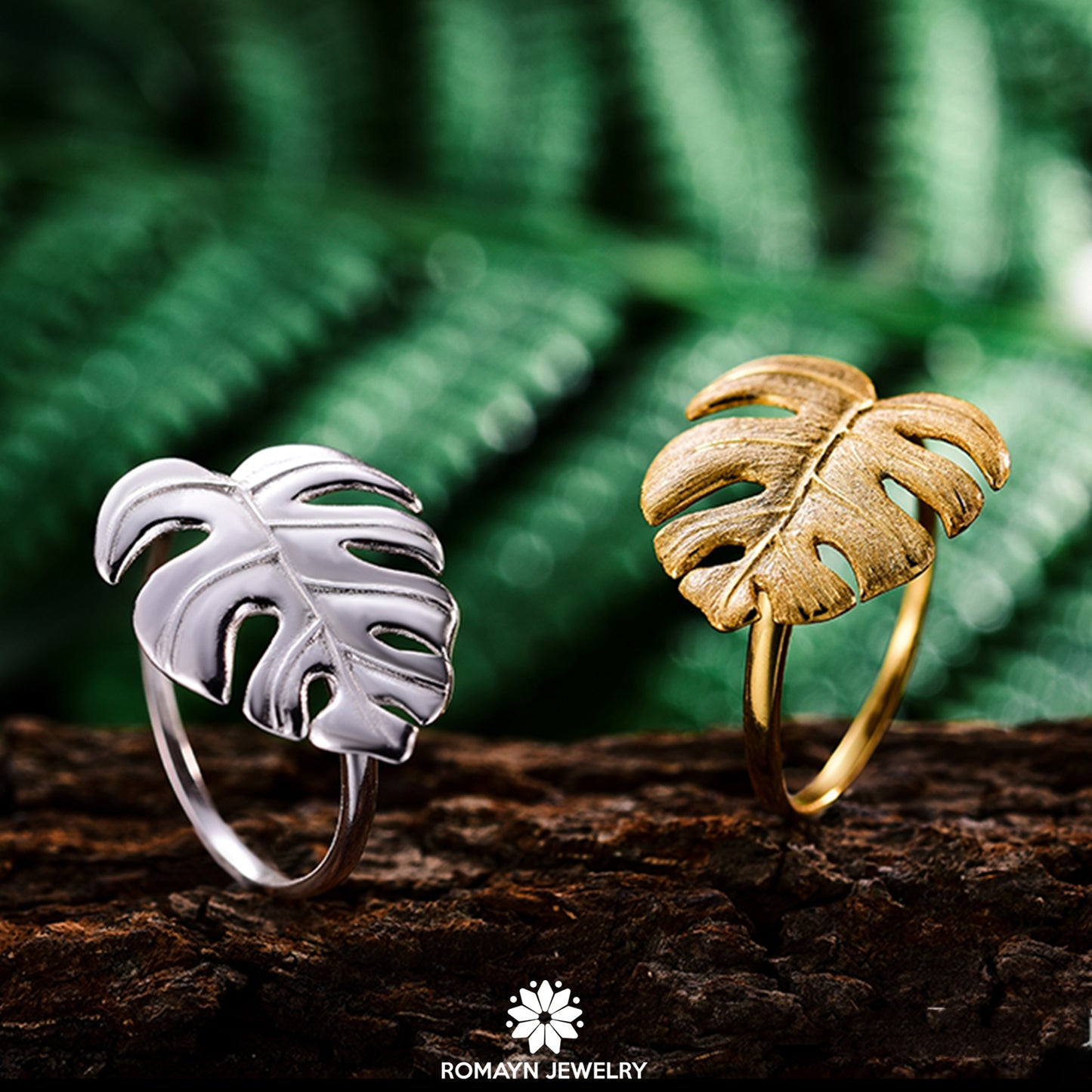 Monstera Leaf Earrings