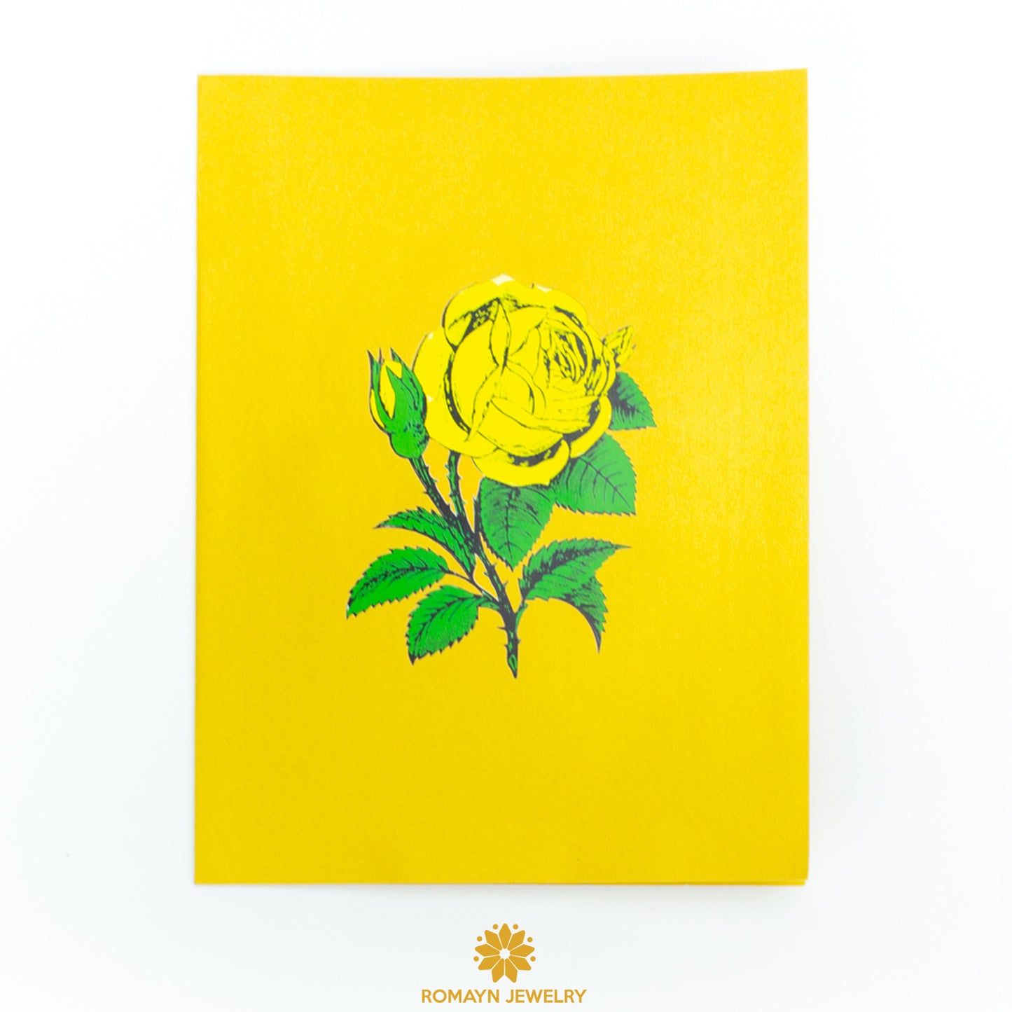 Pink Yellow Red Roses Cards