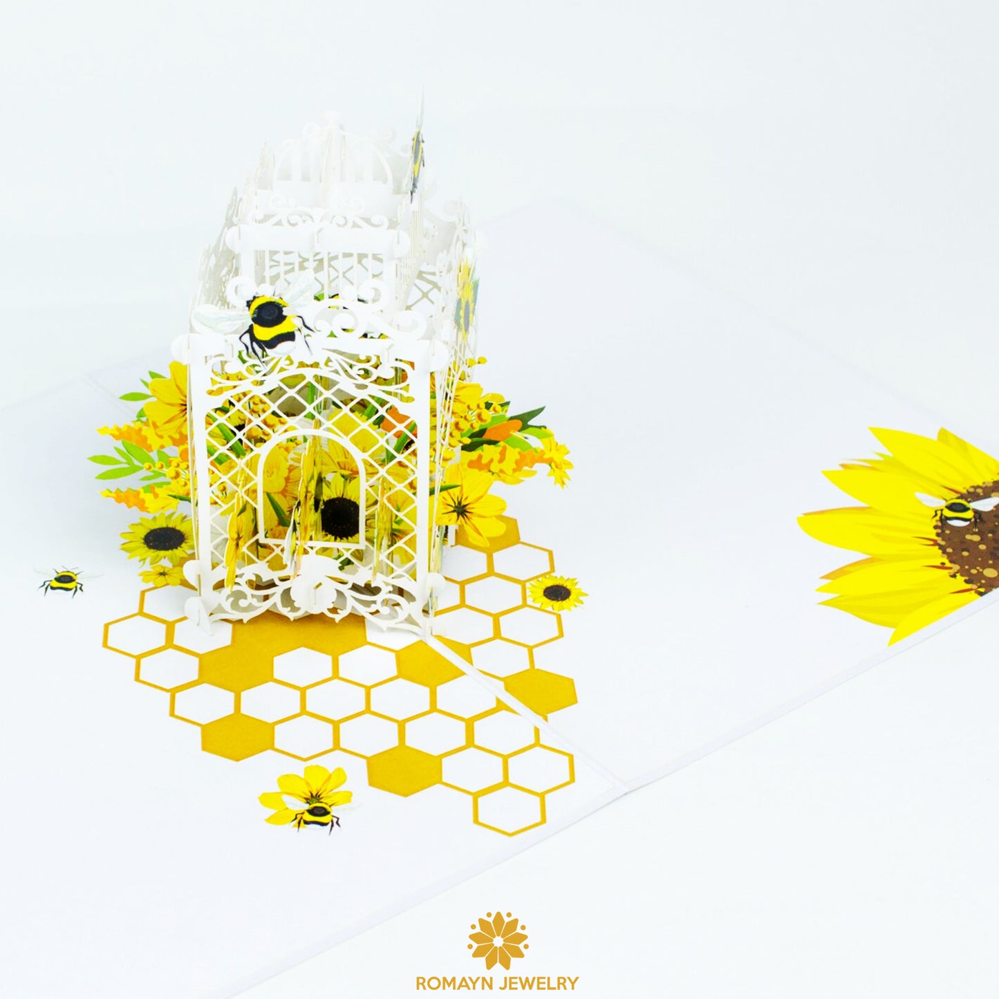 Honey Bee Garden Card