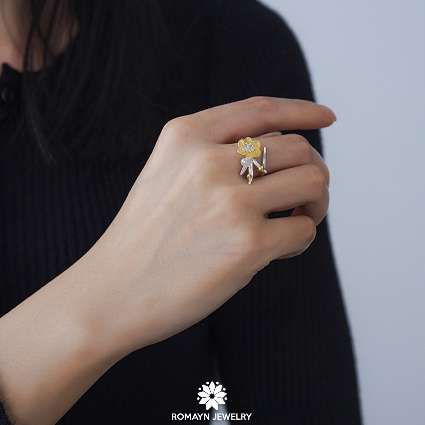 Winter Blossom Ring