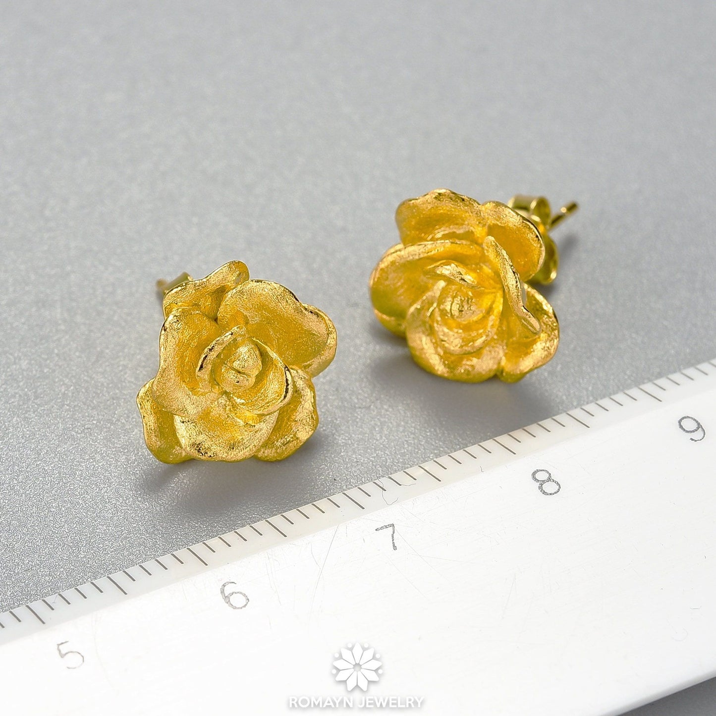 Camellia Flower Earrings