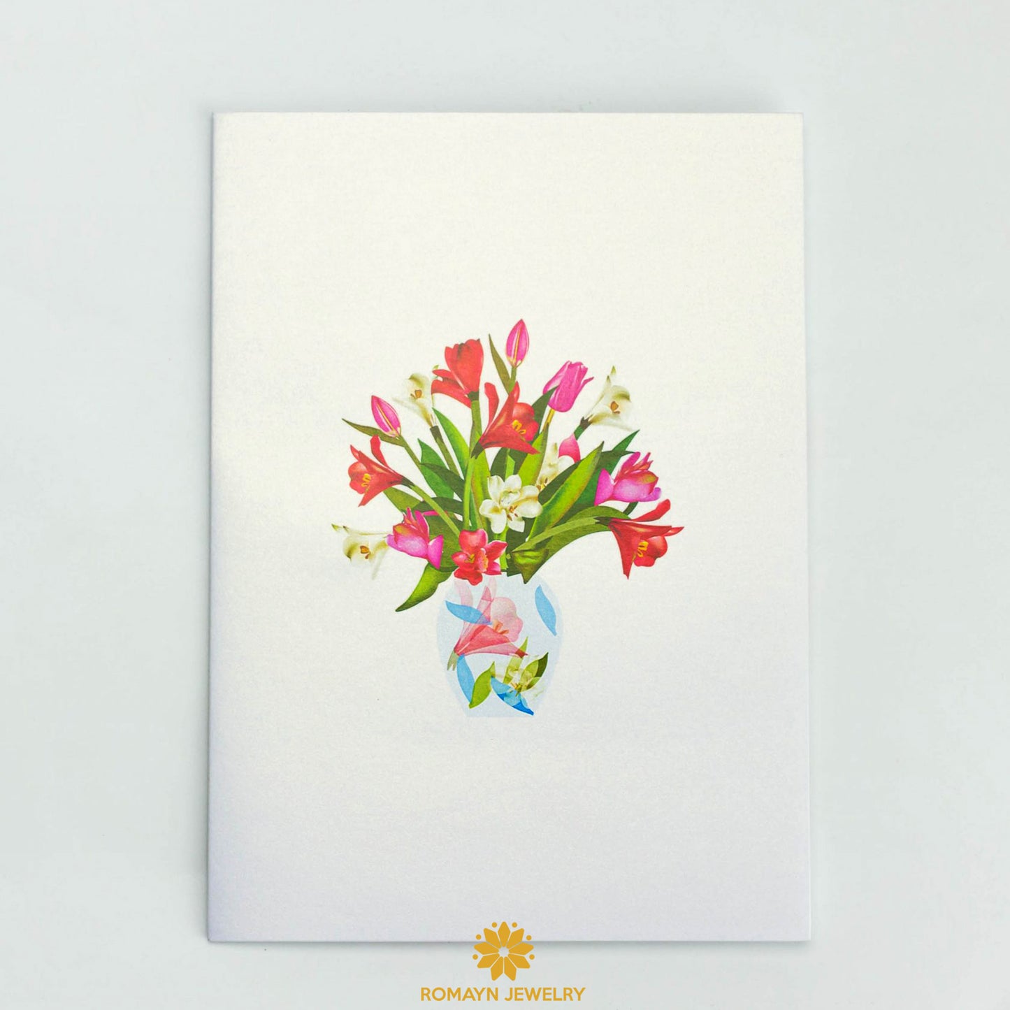 Daffodils Vase Card