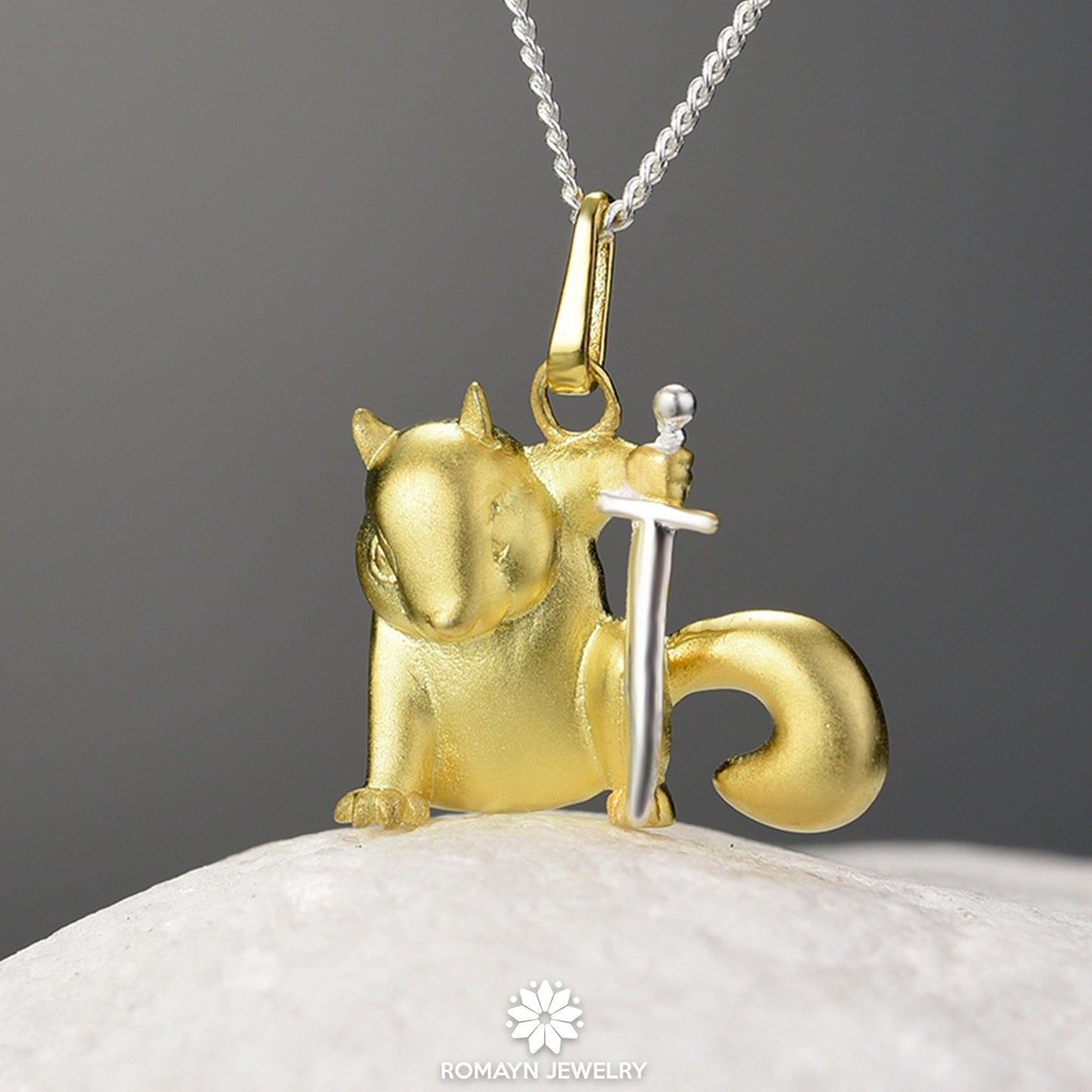 Squirrel Necklace