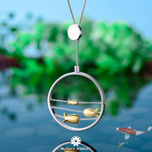 Moving Fishes Necklace