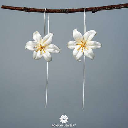 Lily Flower Earrings