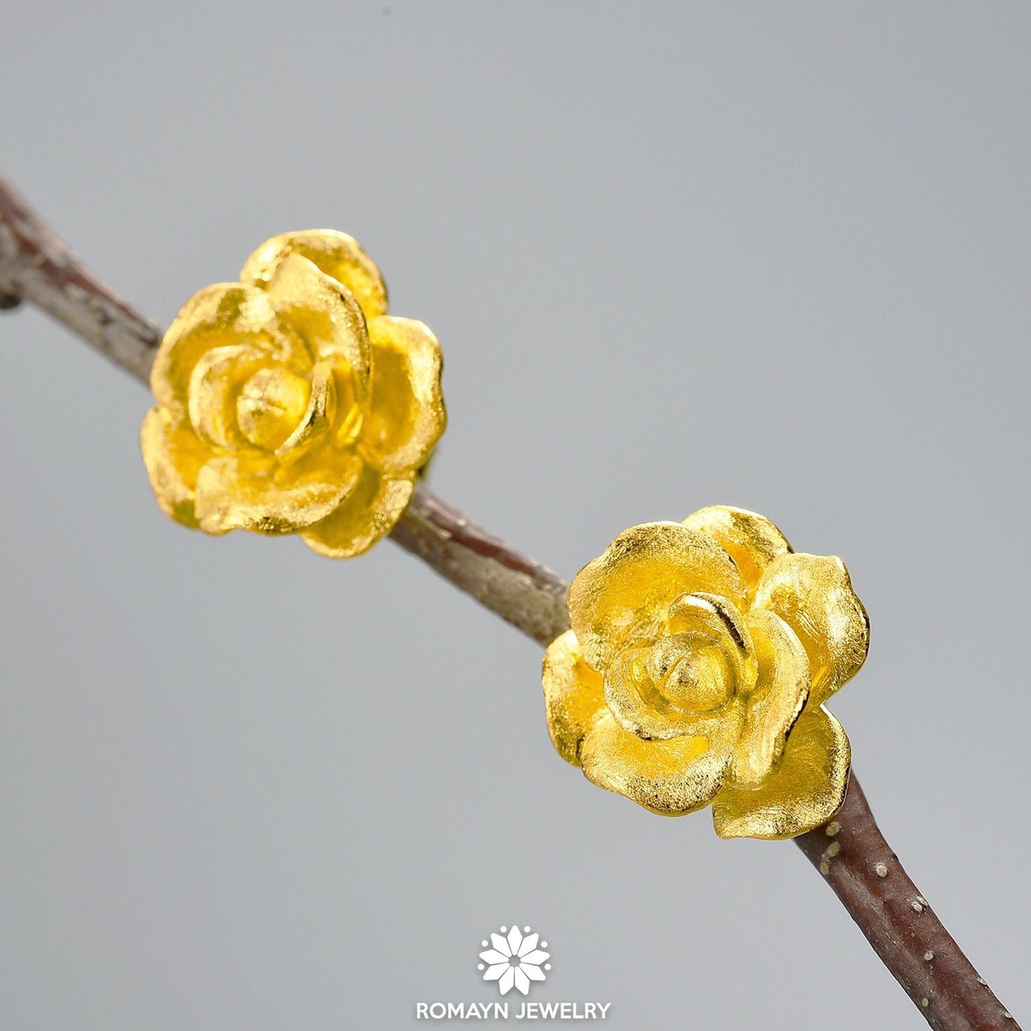 Camellia Flower Earrings