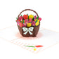 Tulips Basket Card