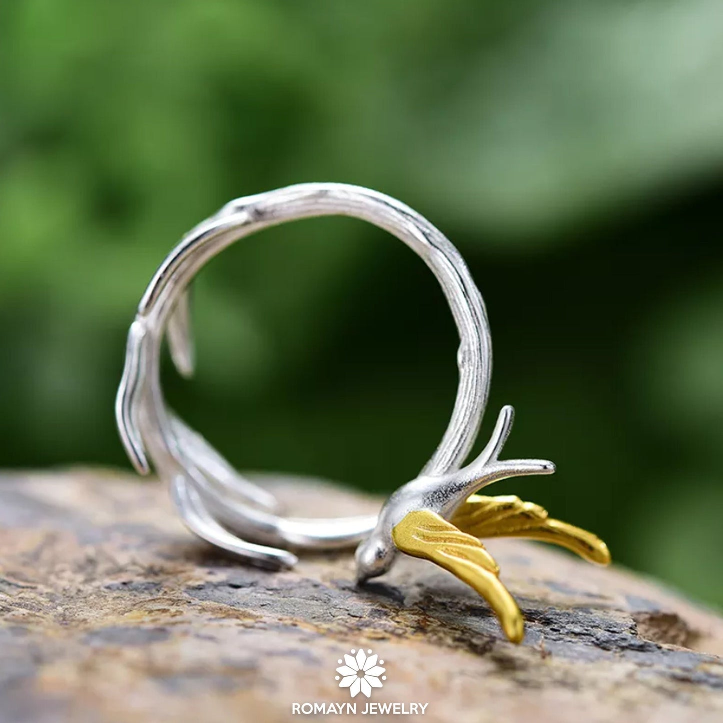 Flying Swallow Ring