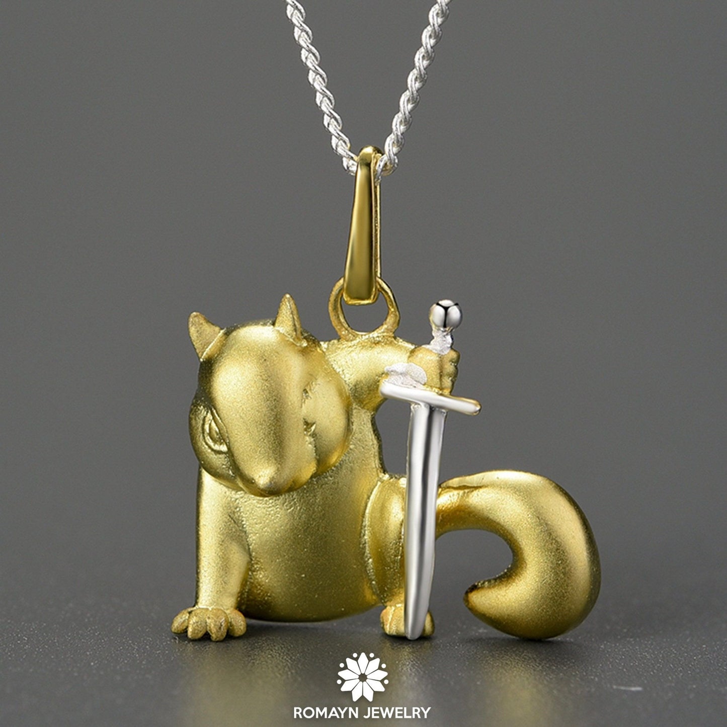 Squirrel Necklace