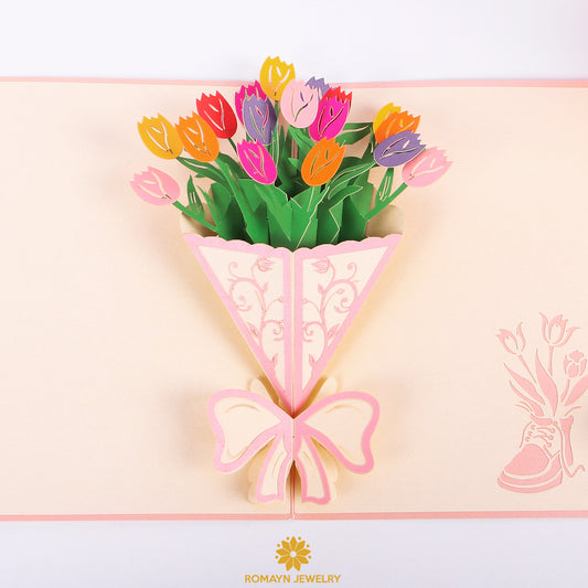 Tulips Bouquet Card