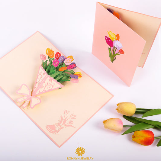 Tulips Bouquet Card