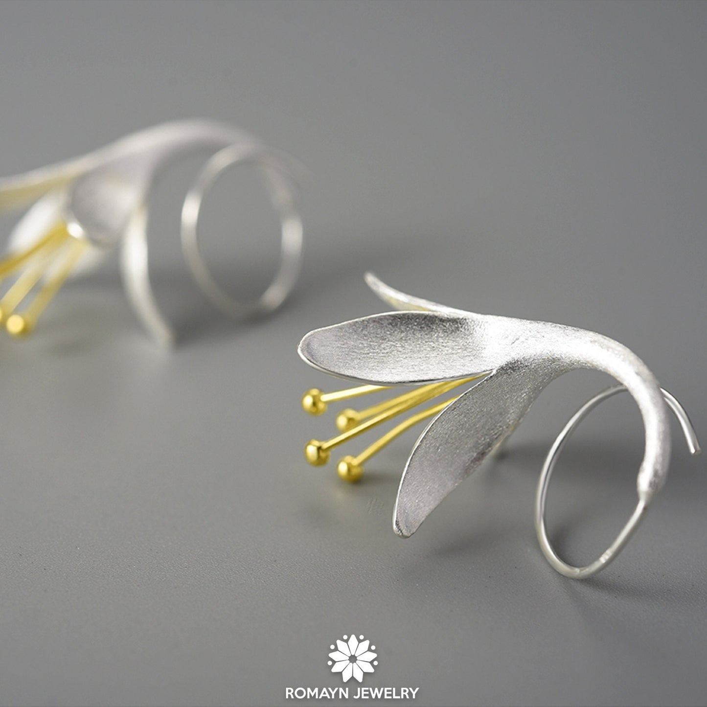 Trumpet Lily Earrings