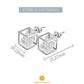 Stairs Design Earrings