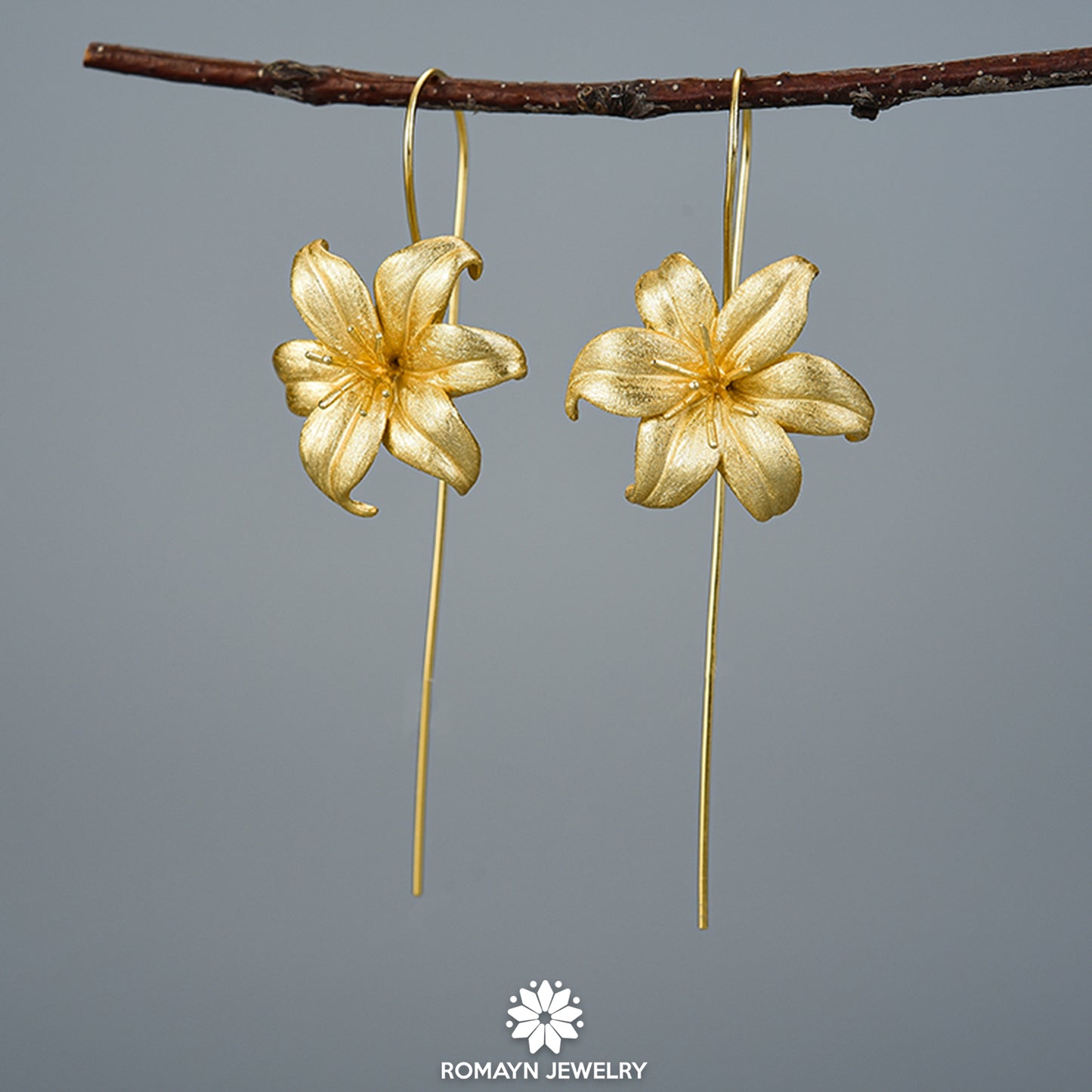 Lily Flower Earrings