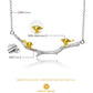 Birds on Branch Necklace