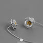 Camellia Flower Earrings