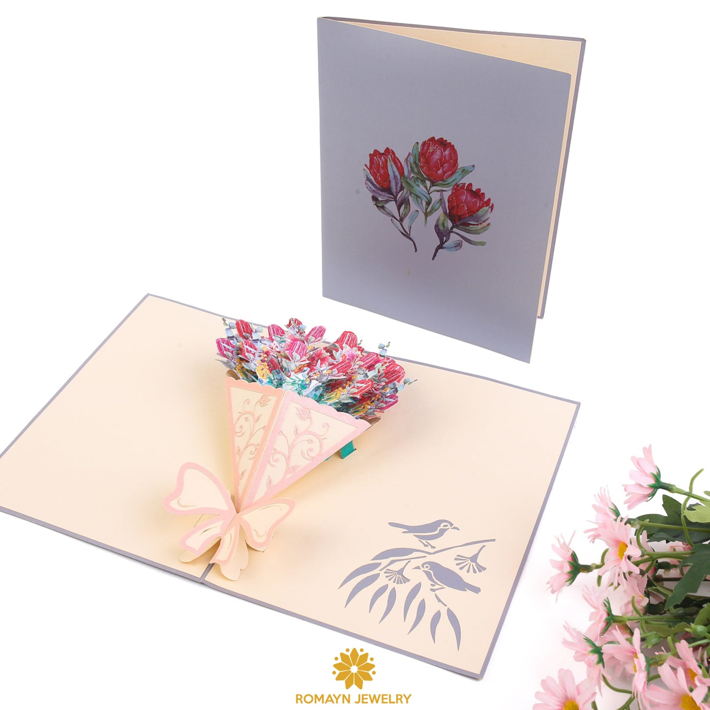 Waratah Bouquet Card