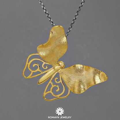 Flying Butterfly Necklace