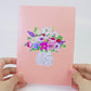 Mix Flowers Vase Card