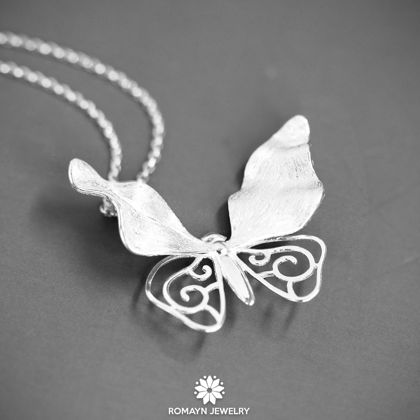 Flying Butterfly Necklace