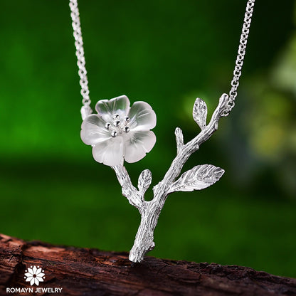 Skeleton Flower Necklace