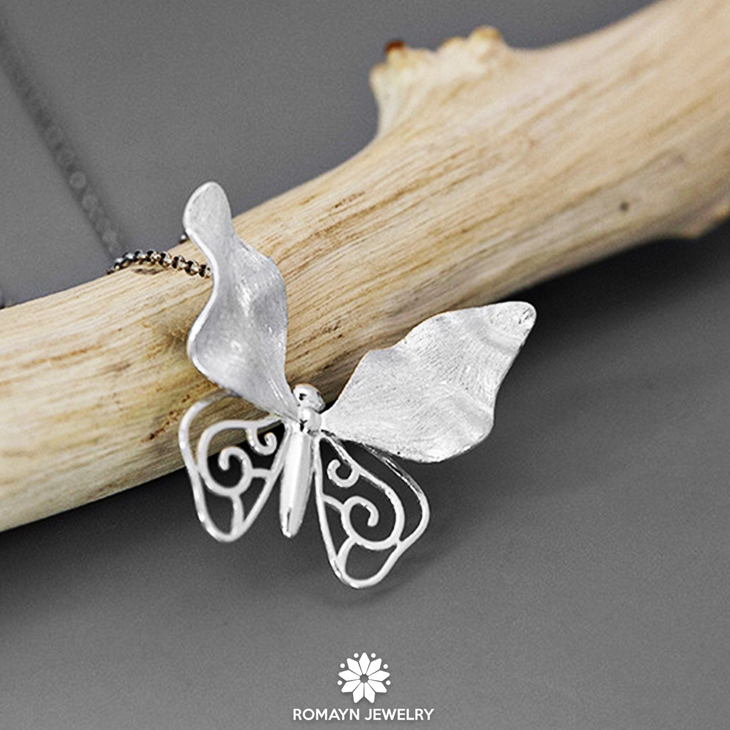 Flying Butterfly Necklace