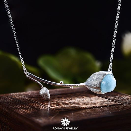 Lotus Bud Necklace