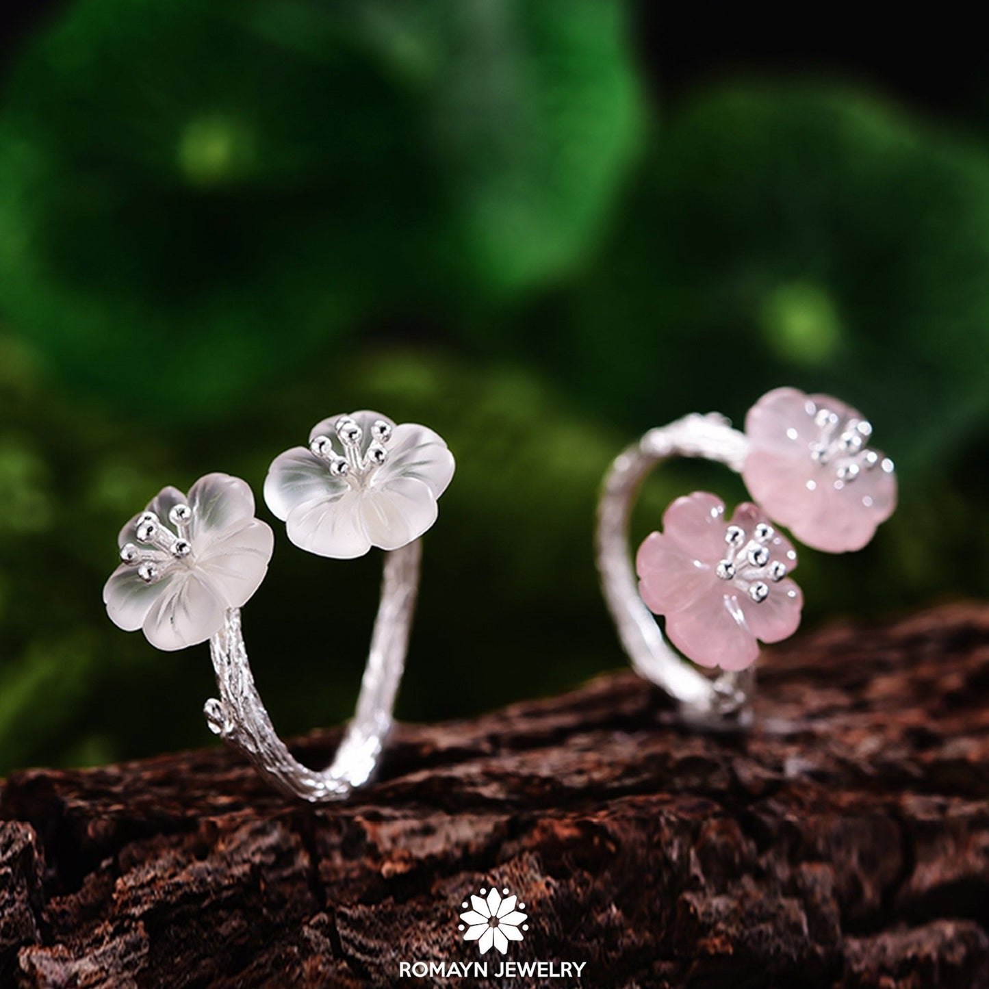 Skeleton Flower Ring