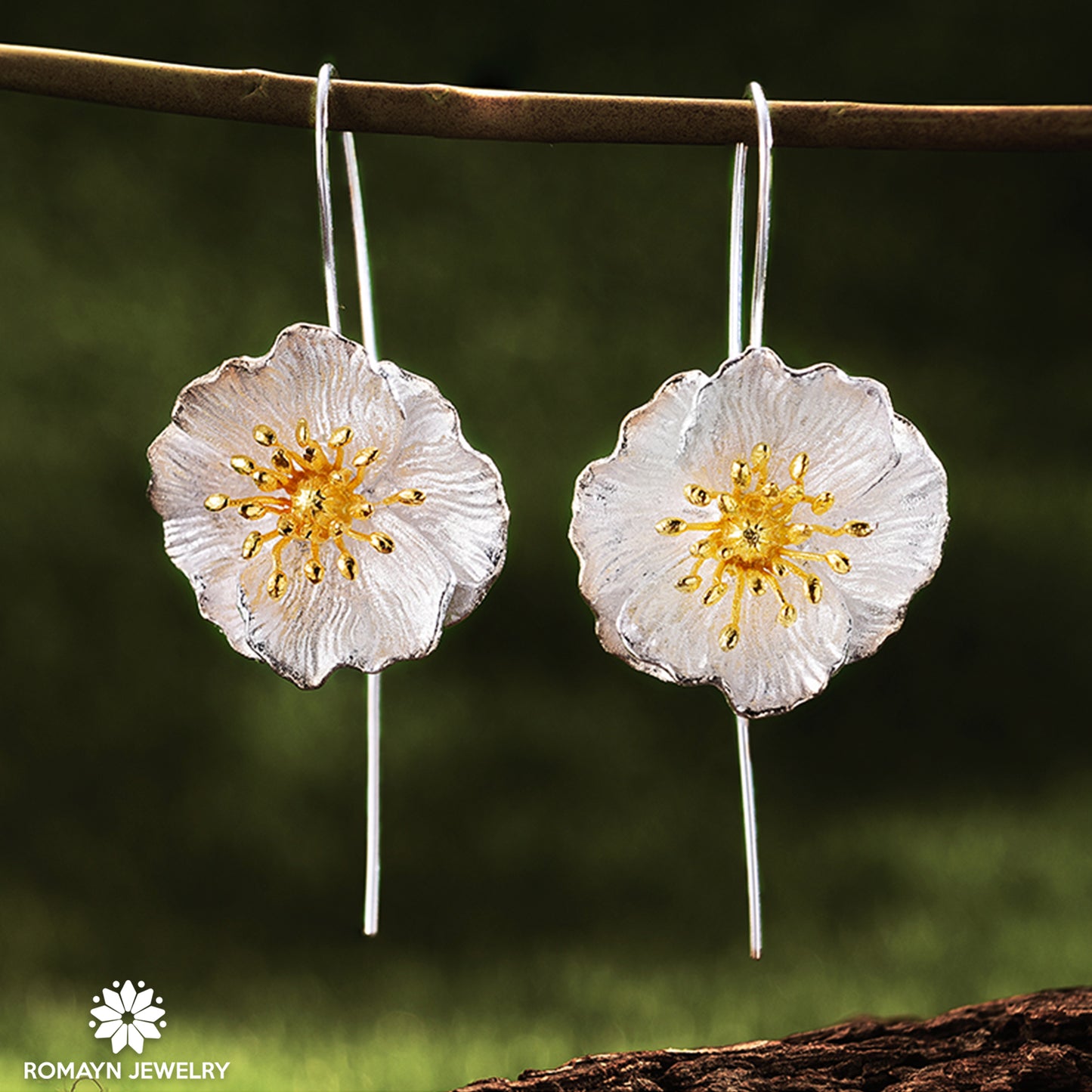 Poppy Flower Necklace