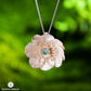 Anemone Flower Topaz Earrings