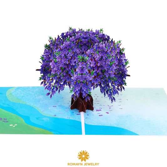 Jacaranda Tree Card