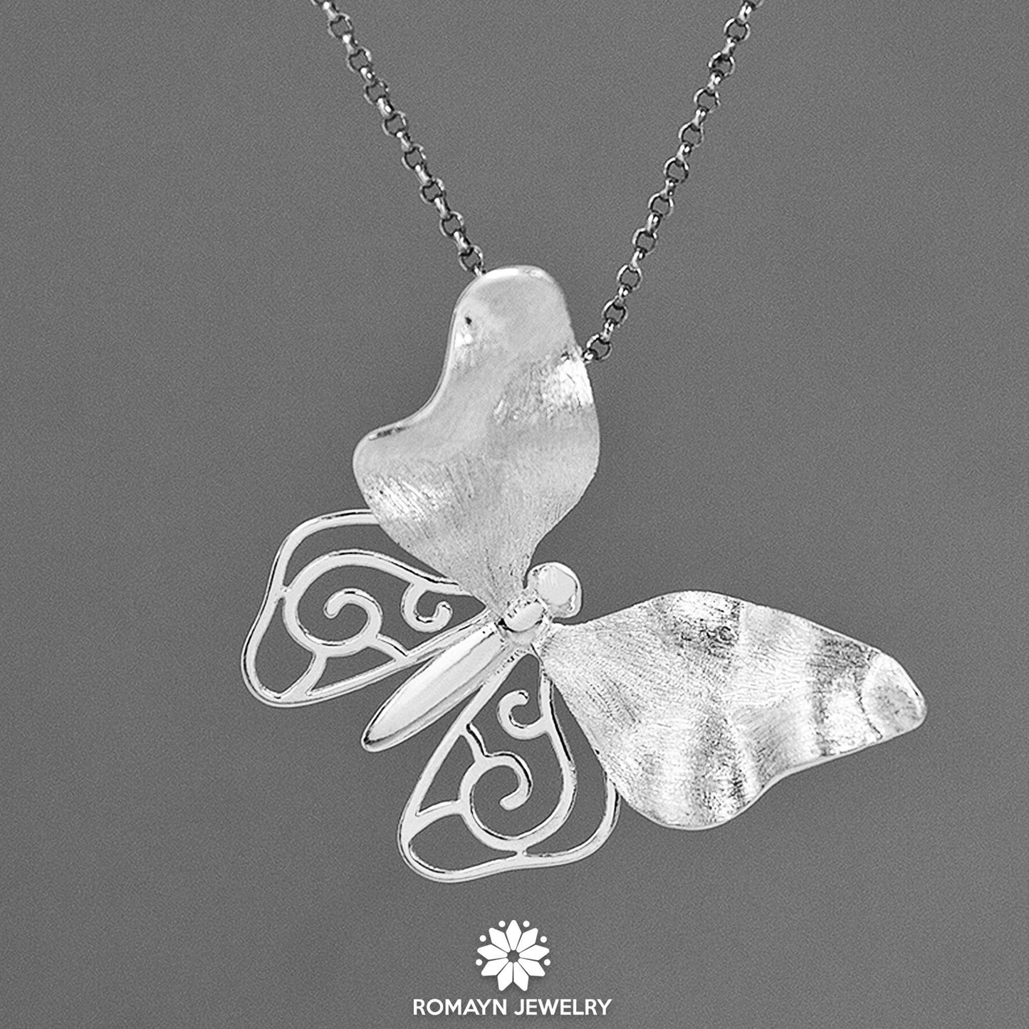 Flying Butterfly Necklace