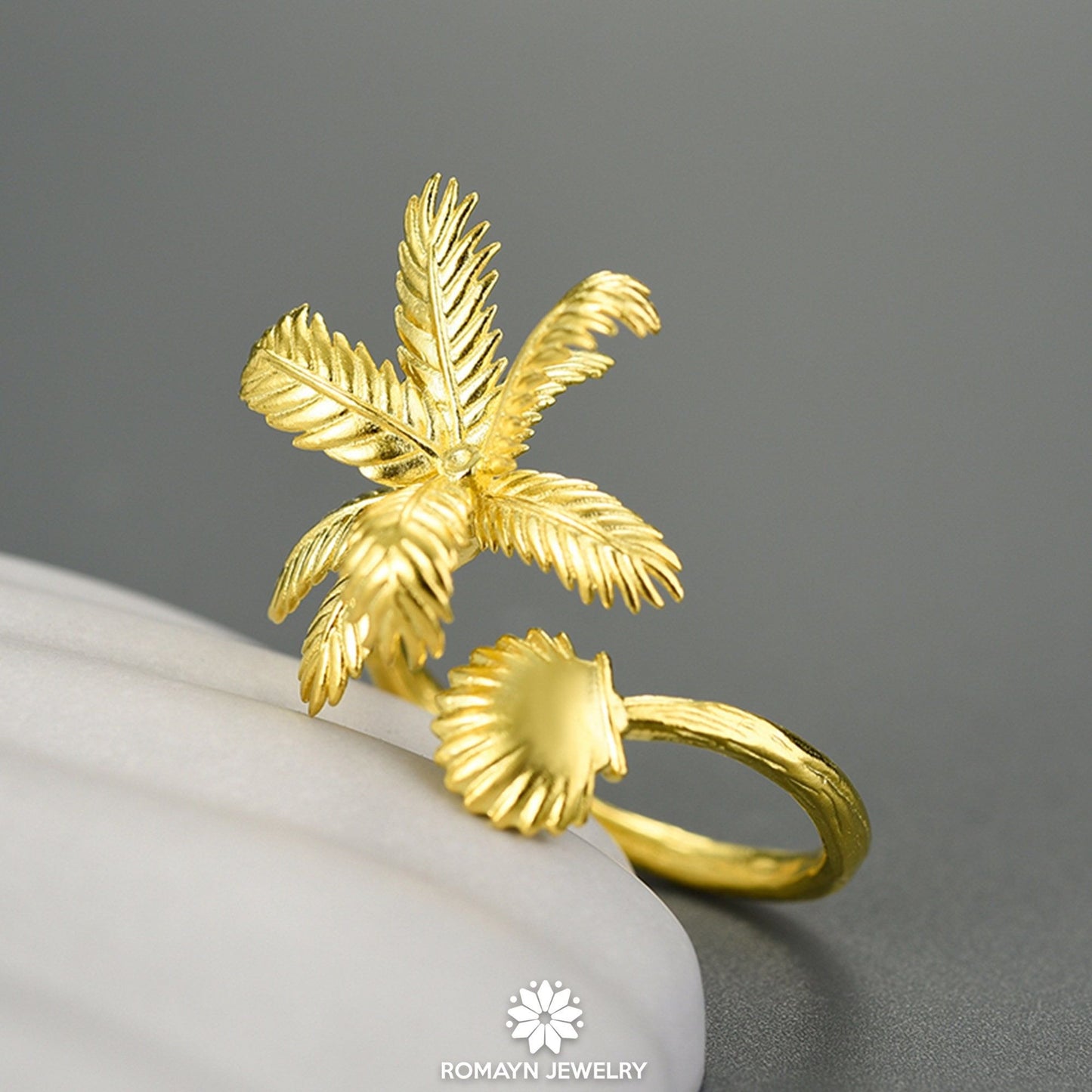 Palm Leaf Ring