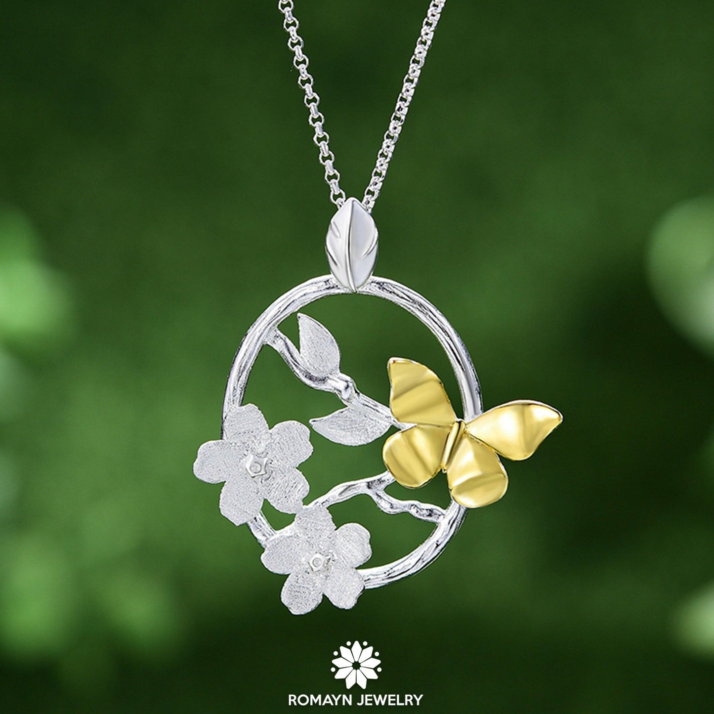 Butterfly Garden Necklace