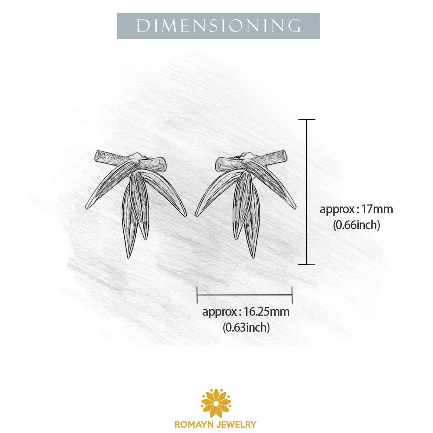 Bamboo Leaves Earrings